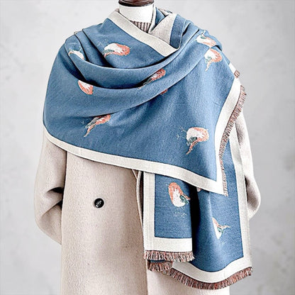 Pashmina/Chal/Bufanda Reversible