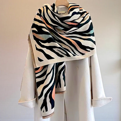 Pashmina/Chal/Bufanda Reversible