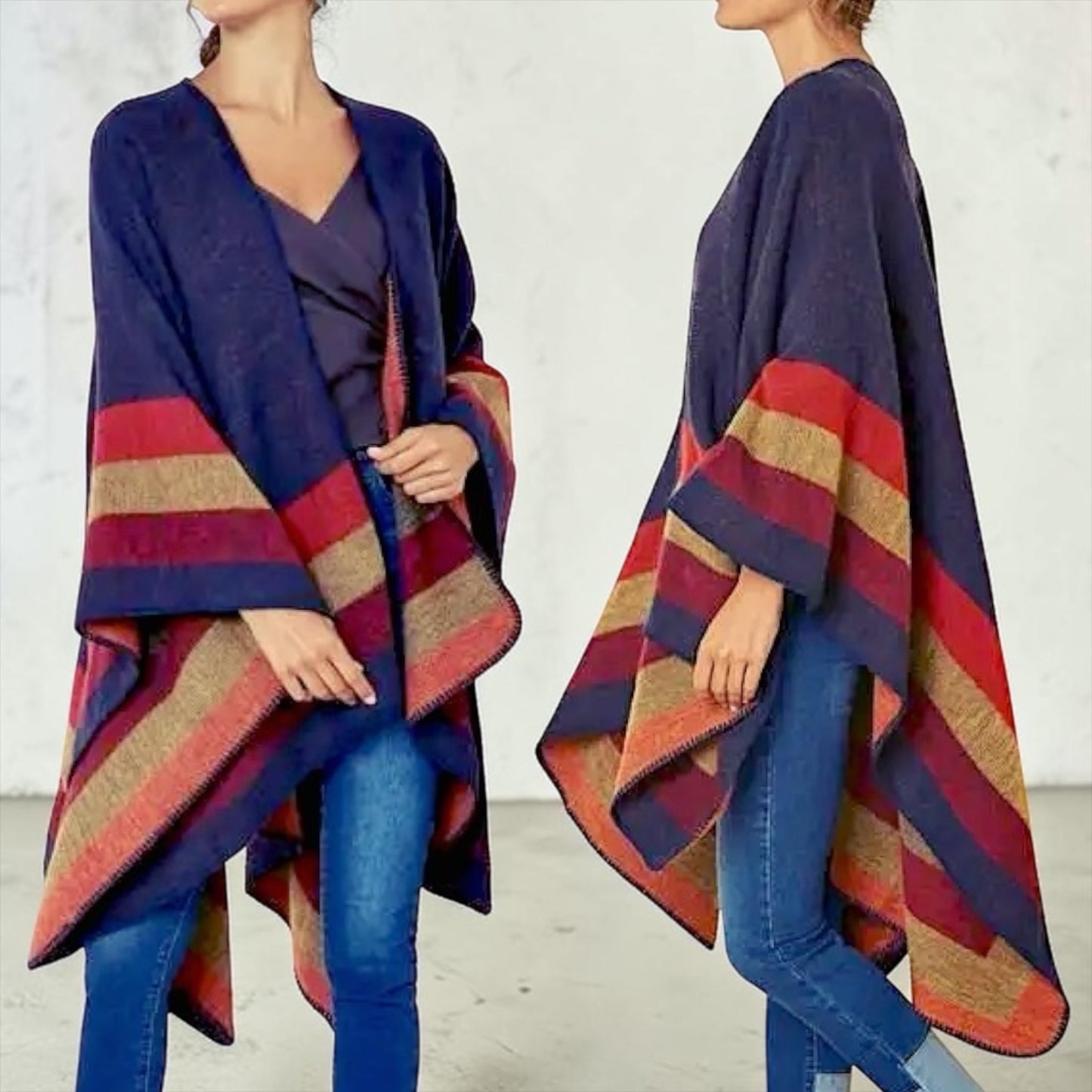 Ruana Reversible Emma