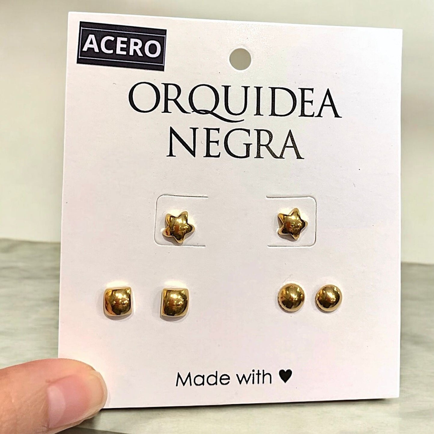 Set Aros Acero Kelly