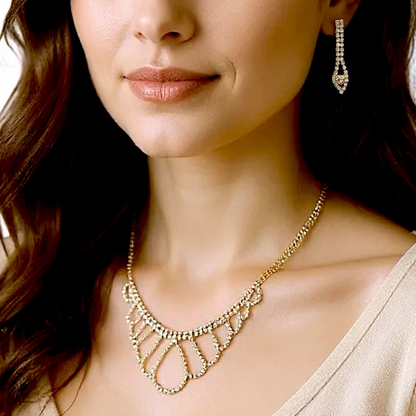 Collar & Aros Strass