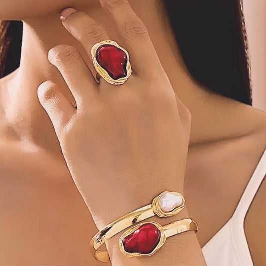 Brazalete & Anillo Ayda