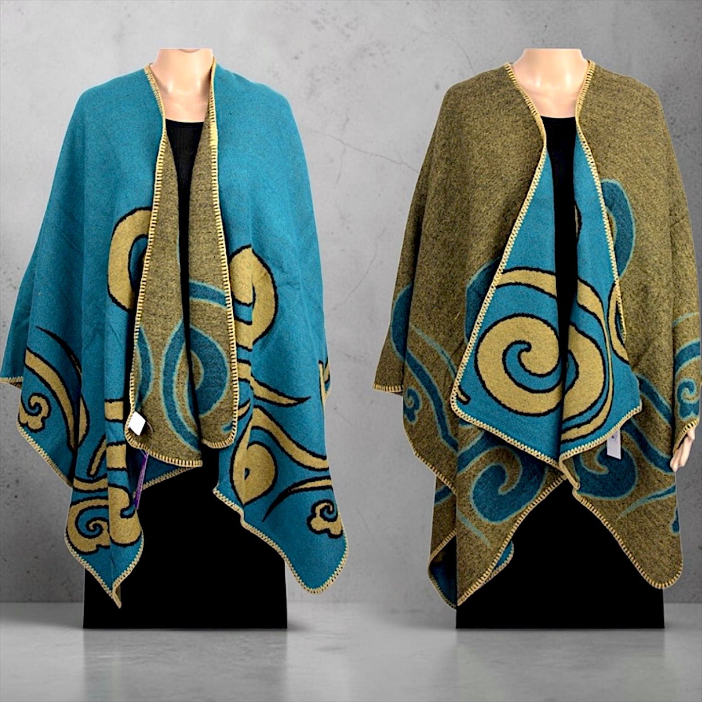 Ruana Reversible Mika
