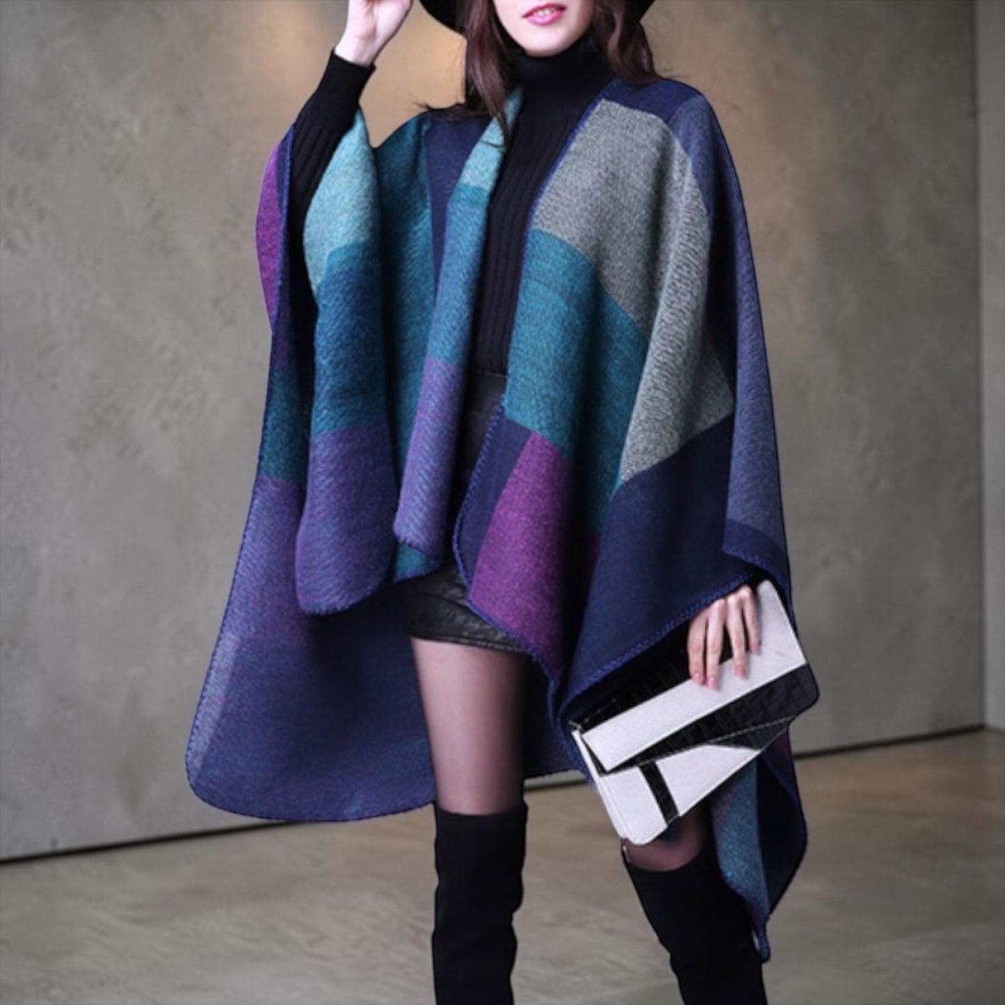 Ruana Reversible Erika