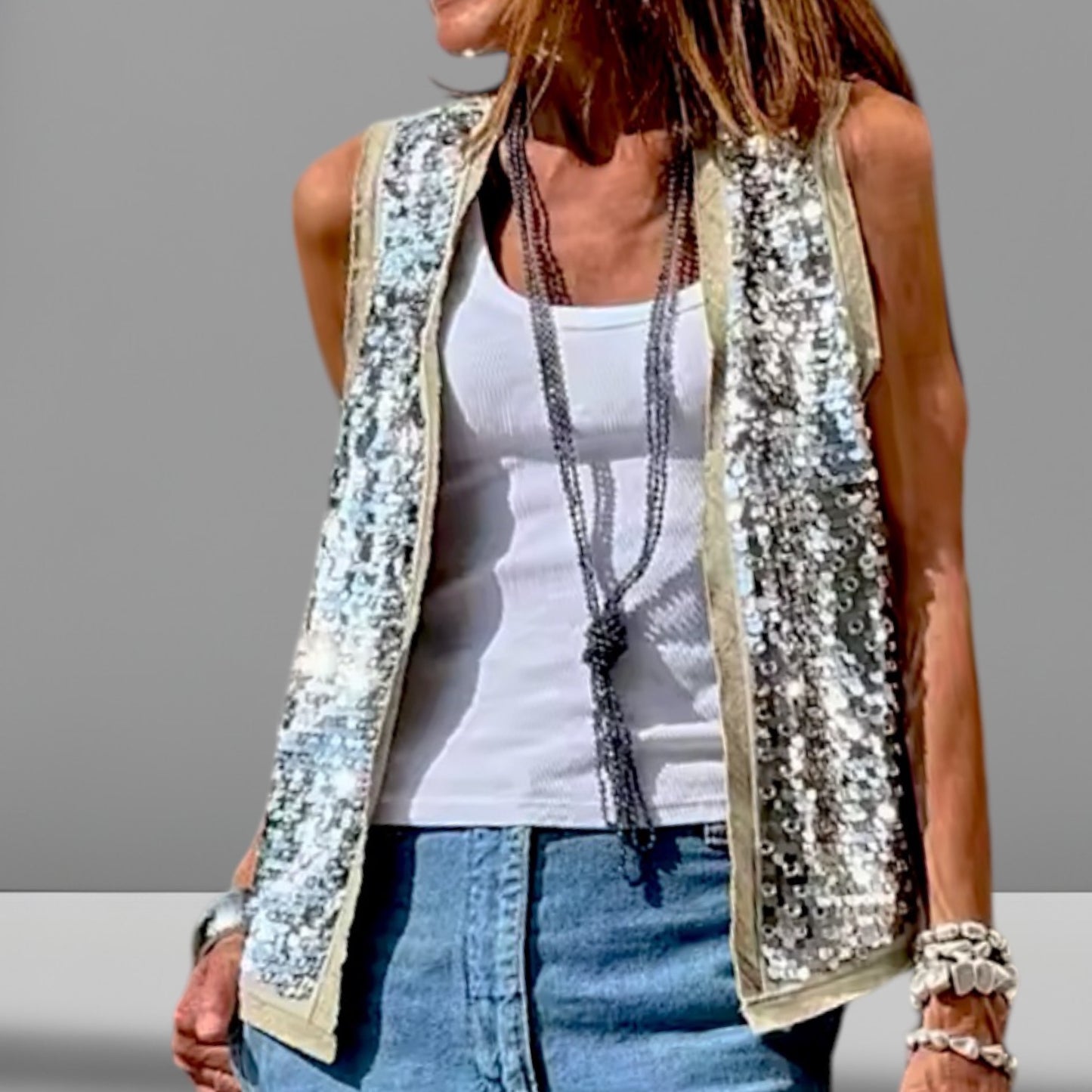 Chaleco Lentejuelas Kale