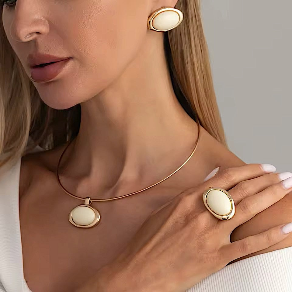 Collar/Aros/Anillo Zoe
