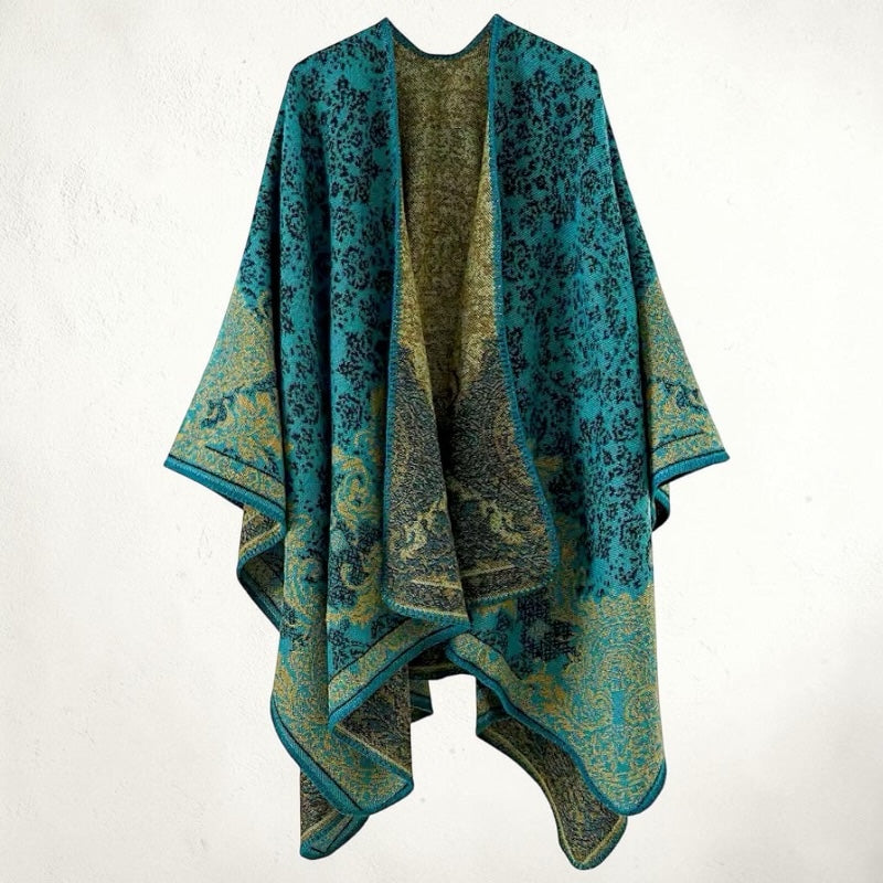 Ruana Reversible Mar