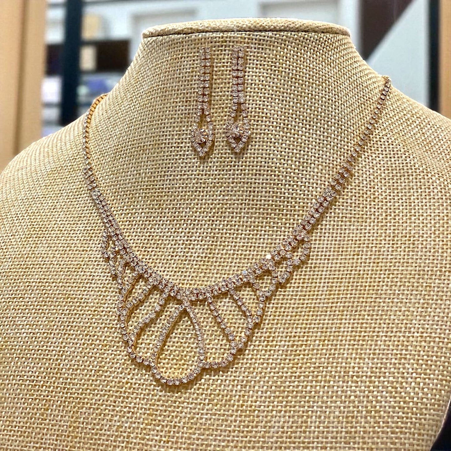 Collar & Aros Strass