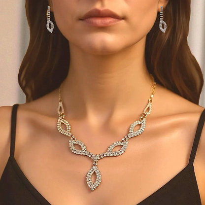 Collar & Aros Strass