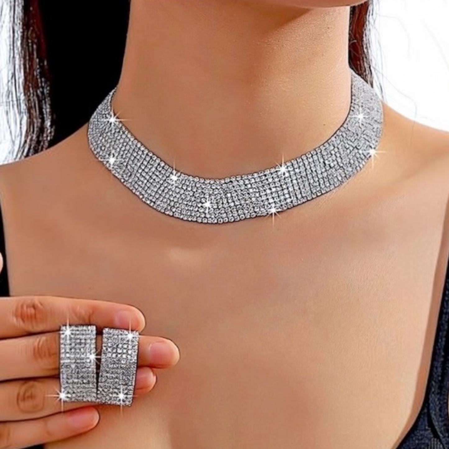 Collar & Aros Strass