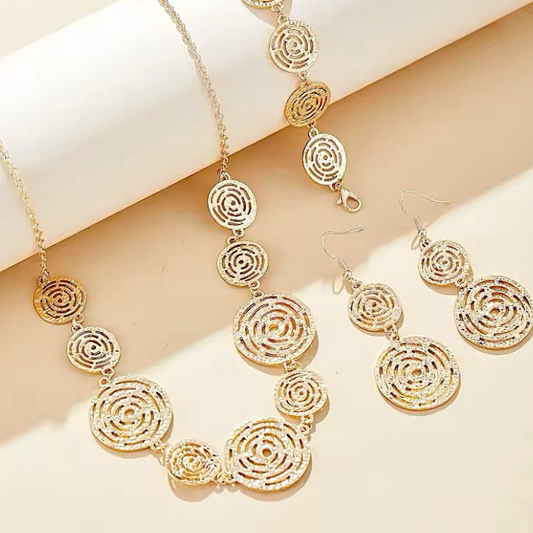 Collar + Aros + Pulsera