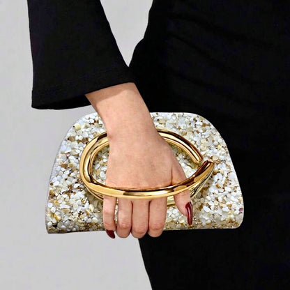 Clutch/Sobre Piedra Natural