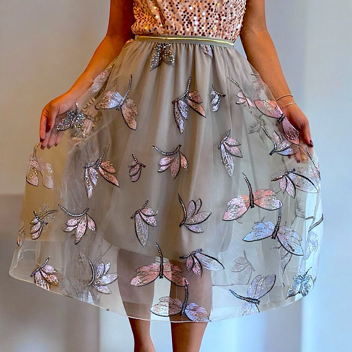 Pollera Bordada Brissa