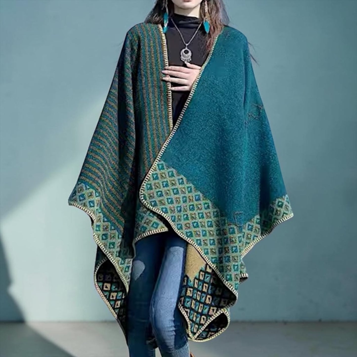 Ruana Reversible Gina
