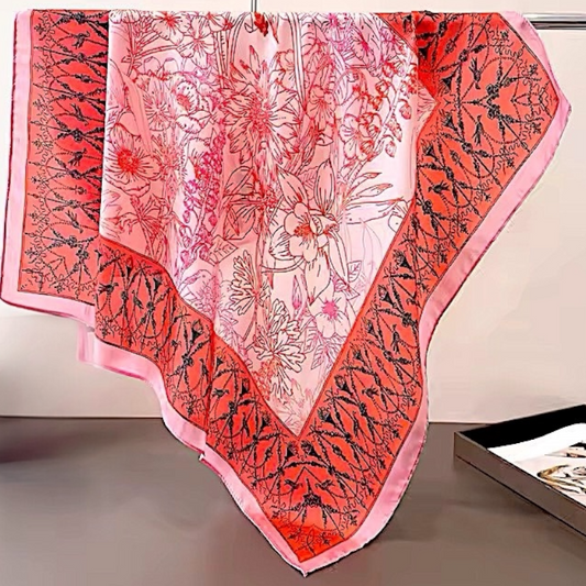 Pañuelo Seda Rubí