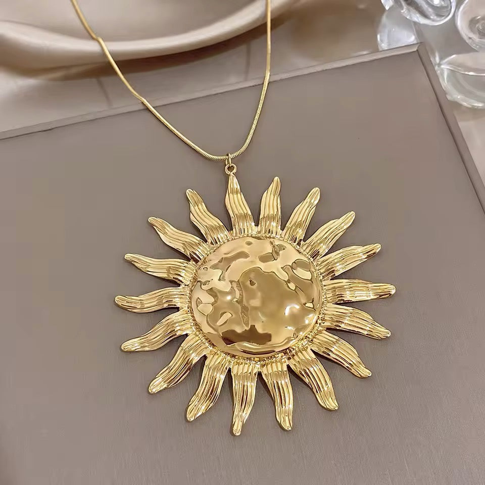 Collar Acero Sol