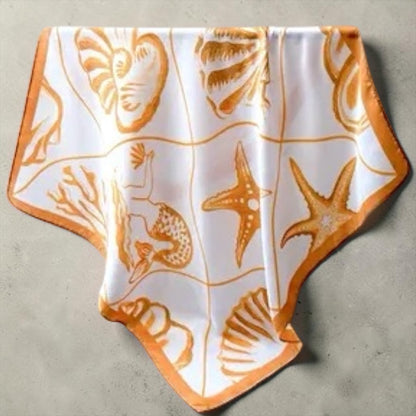 Pañuelo Seda Areia