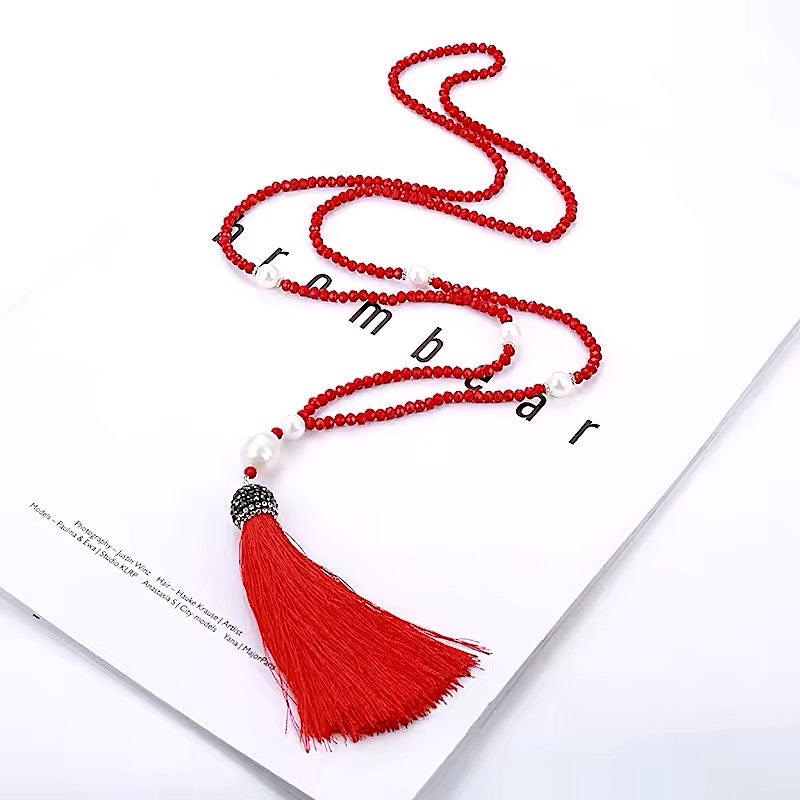 Collar Largo Cristales