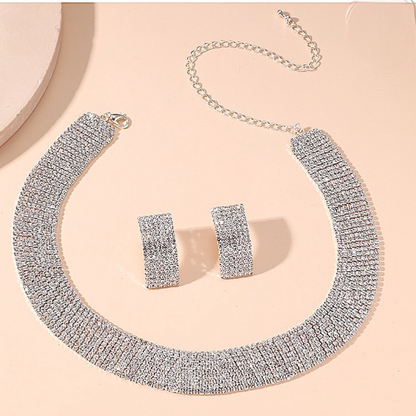 Collar & Aros Strass