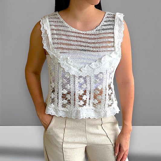 Blusa Crochet Fío