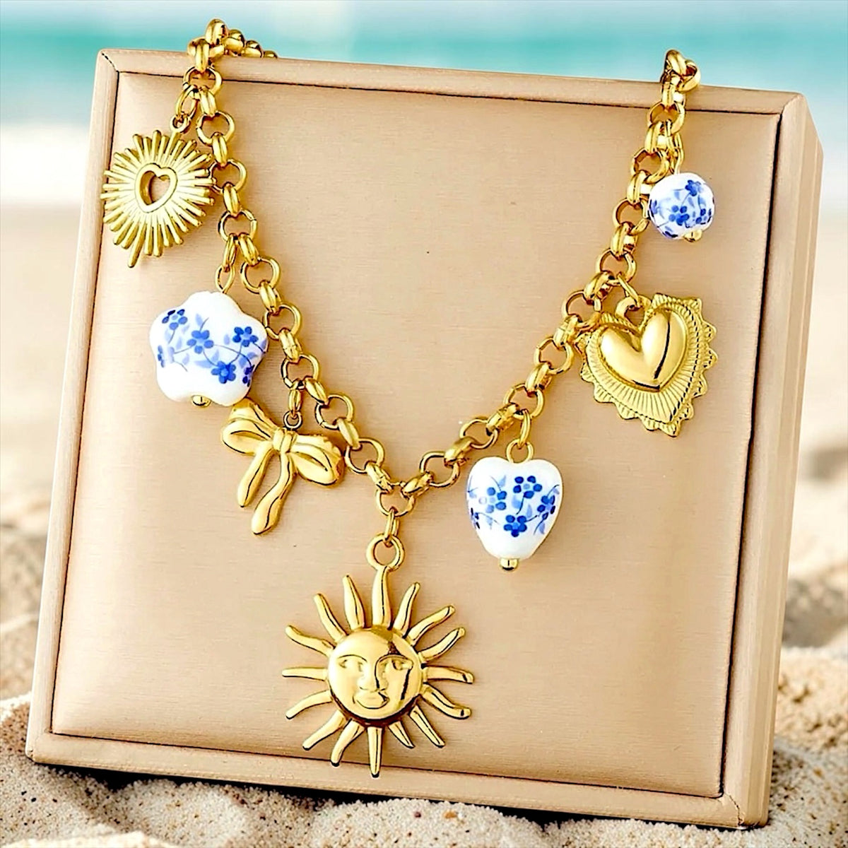 Collar Acero Mar
