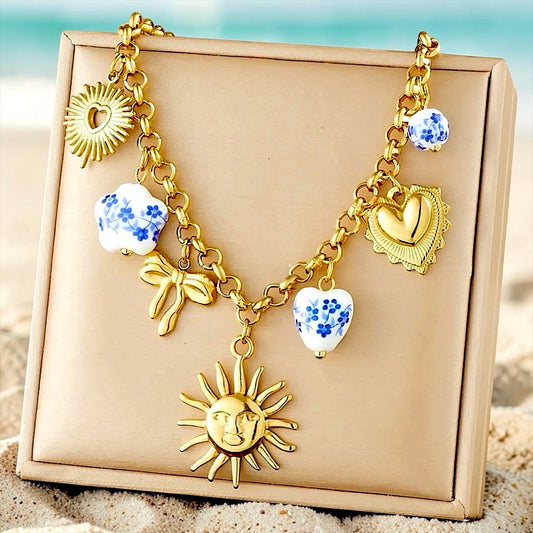 Collar Acero Mar