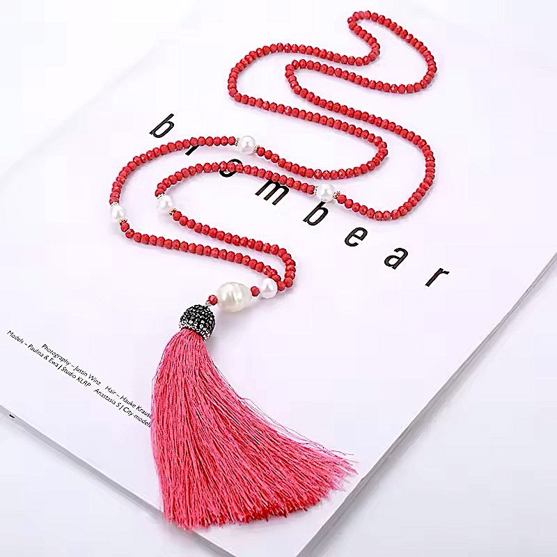 Collar Largo Cristales