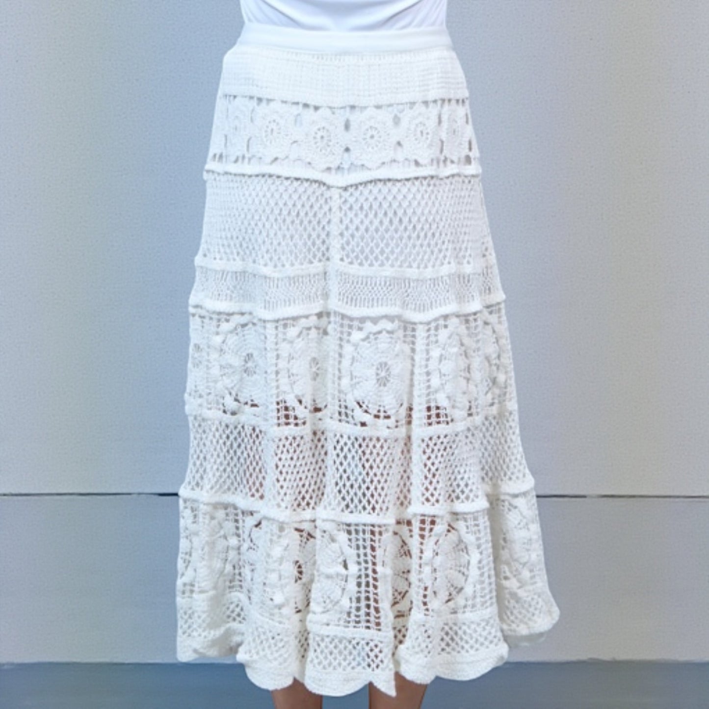 Pollera Crochet Tina