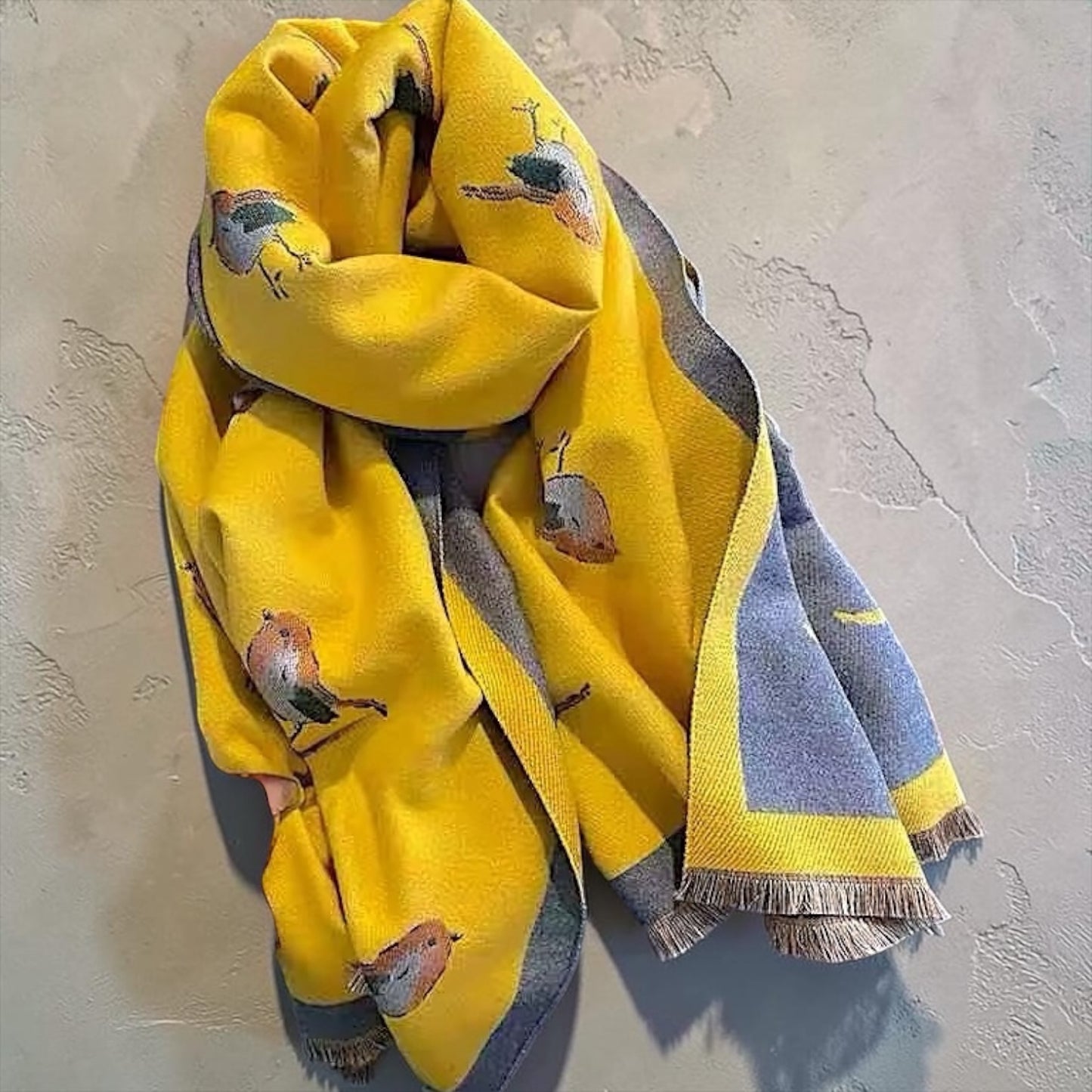 Pashmina/Chal/Bufanda Reversible