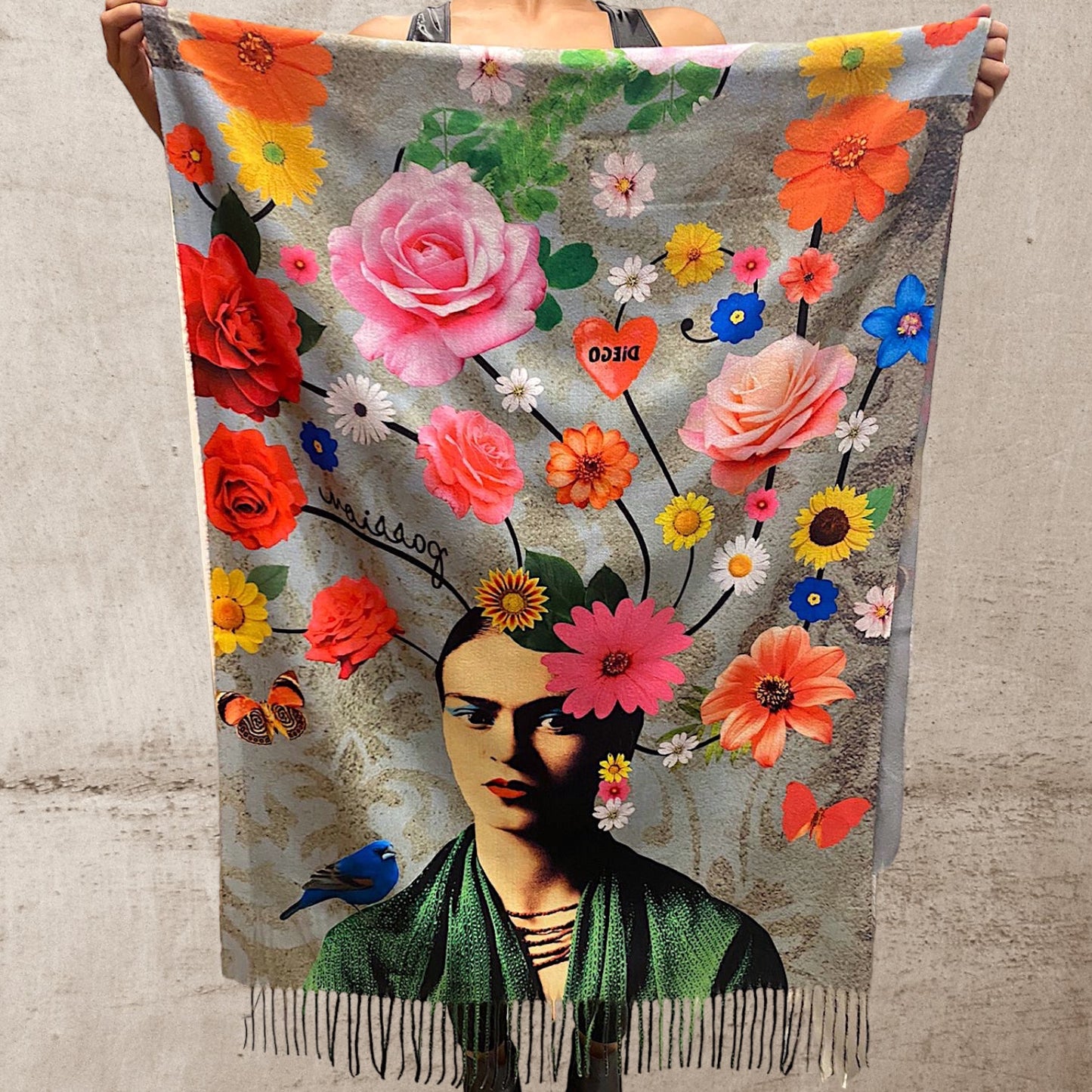 Pashmina Frida Flower