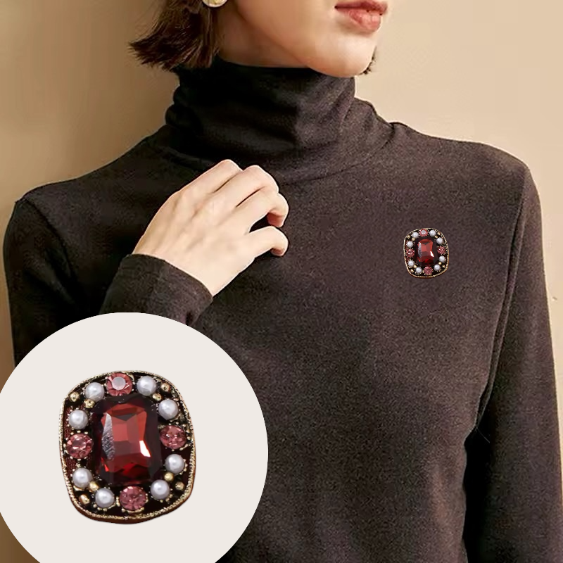 Broche Rubí