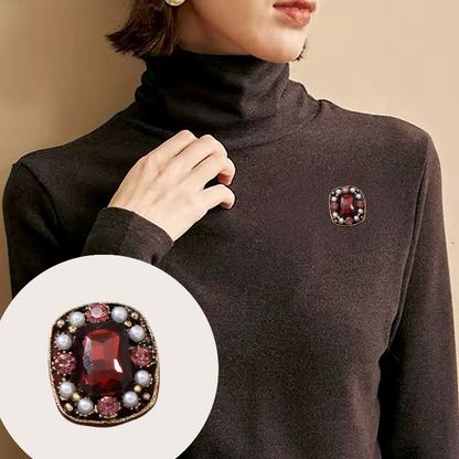Broche Rubí