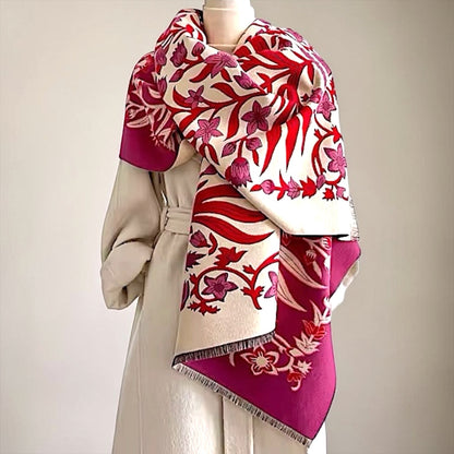 Pashmina/Chal/Bufanda Reversible