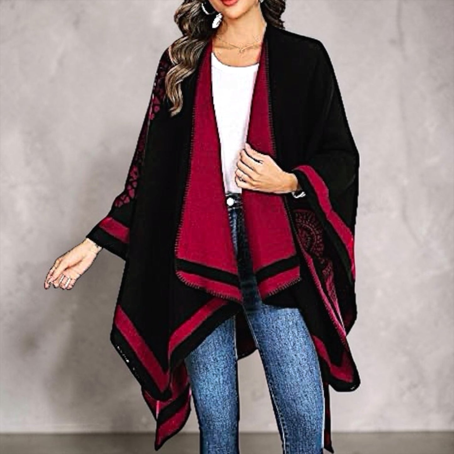 Ruana Reversible Sara