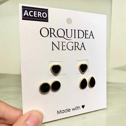 Set Aros Acero Ada