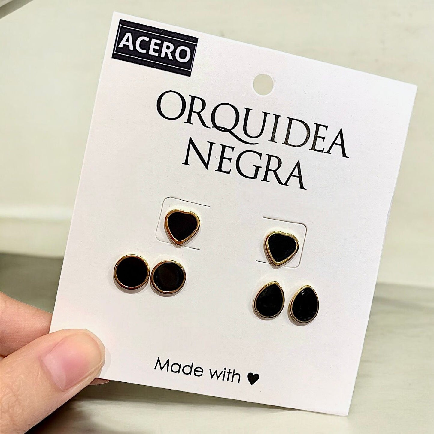 Set Aros Acero Ada