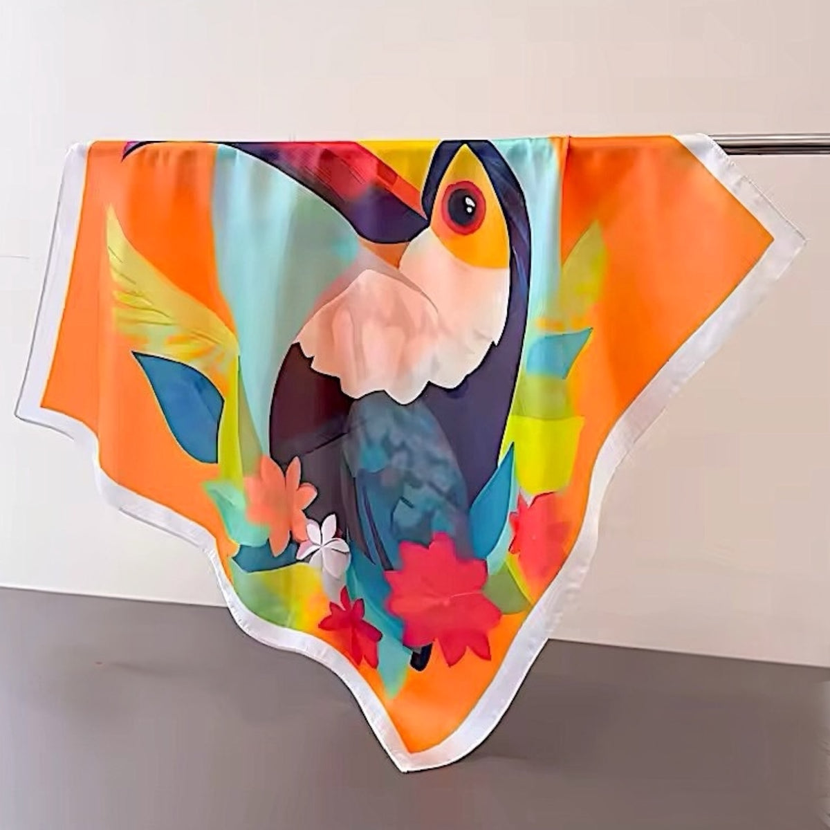 Pañuelo Seda Mavi