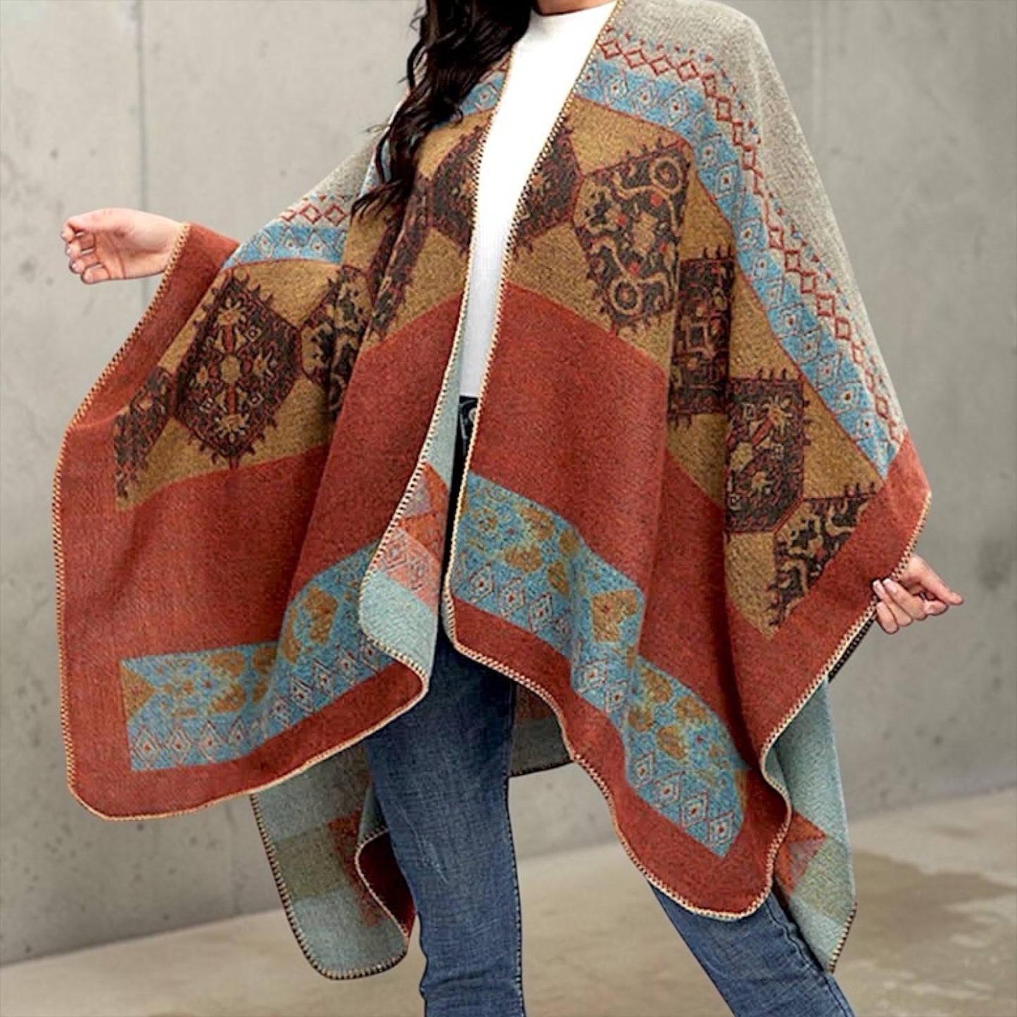 Ruana Reversible Elsa