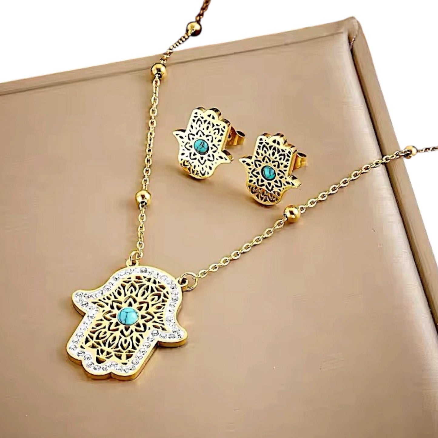 Collar & Aro Acero Zoe