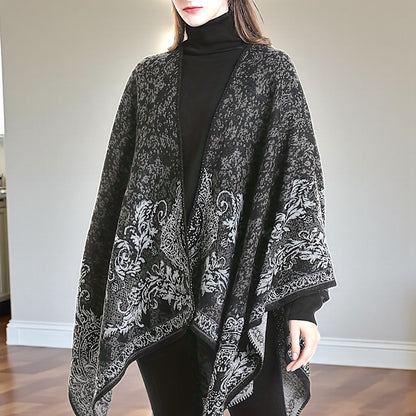 Ruana Reversible Fío