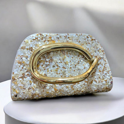 Clutch/Sobre Piedra Natural