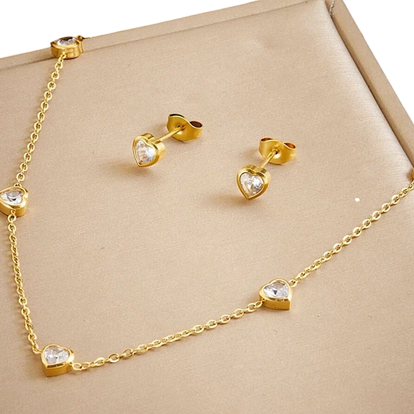 Collar & Aro Acero Nuara