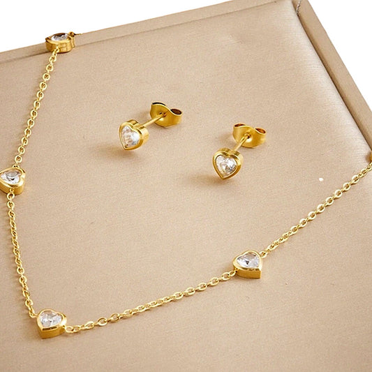 Collar & Aro Acero Nuara