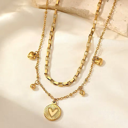 Collar & Aro Acero Anne