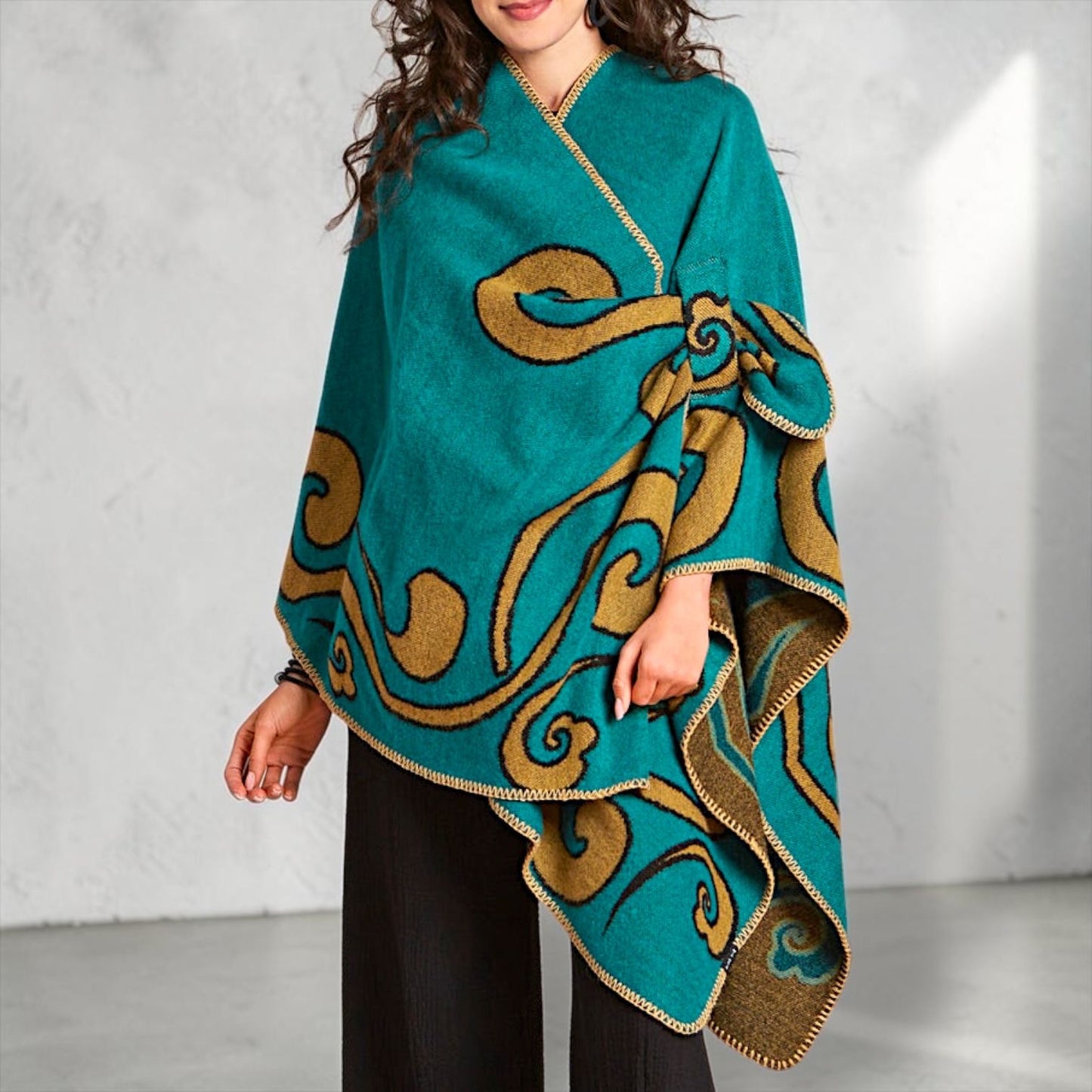 Ruana Reversible Mika