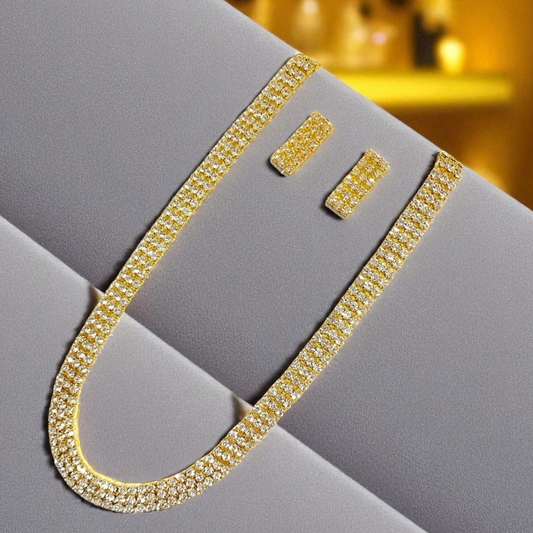 Collar & Aros Strass