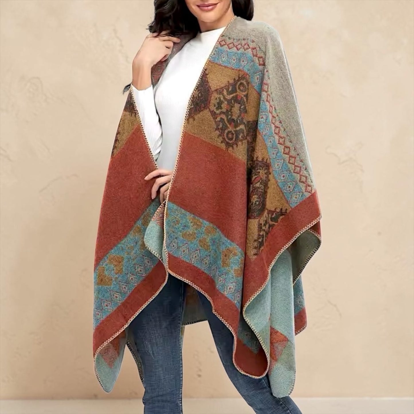 Ruana Reversible Elsa