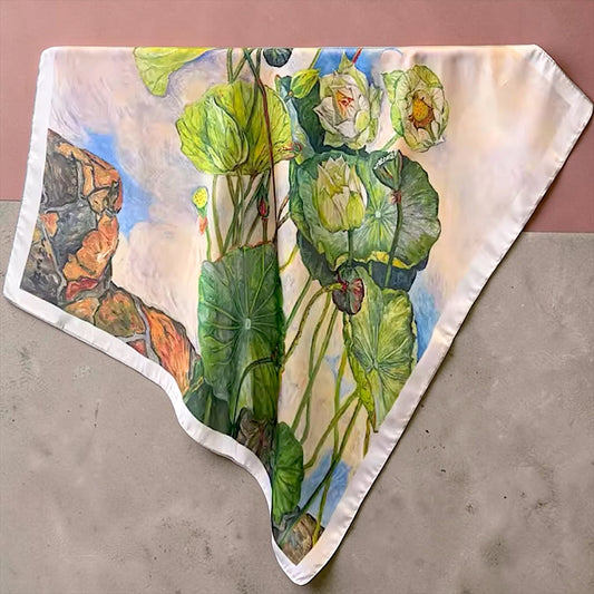 Pañuelo Seda Perla