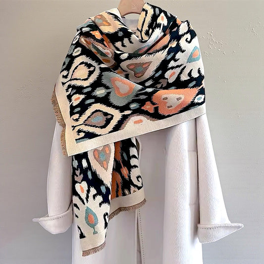 Pashmina/Chal/Bufanda Reversible