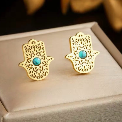 Collar & Aro Acero Zoe